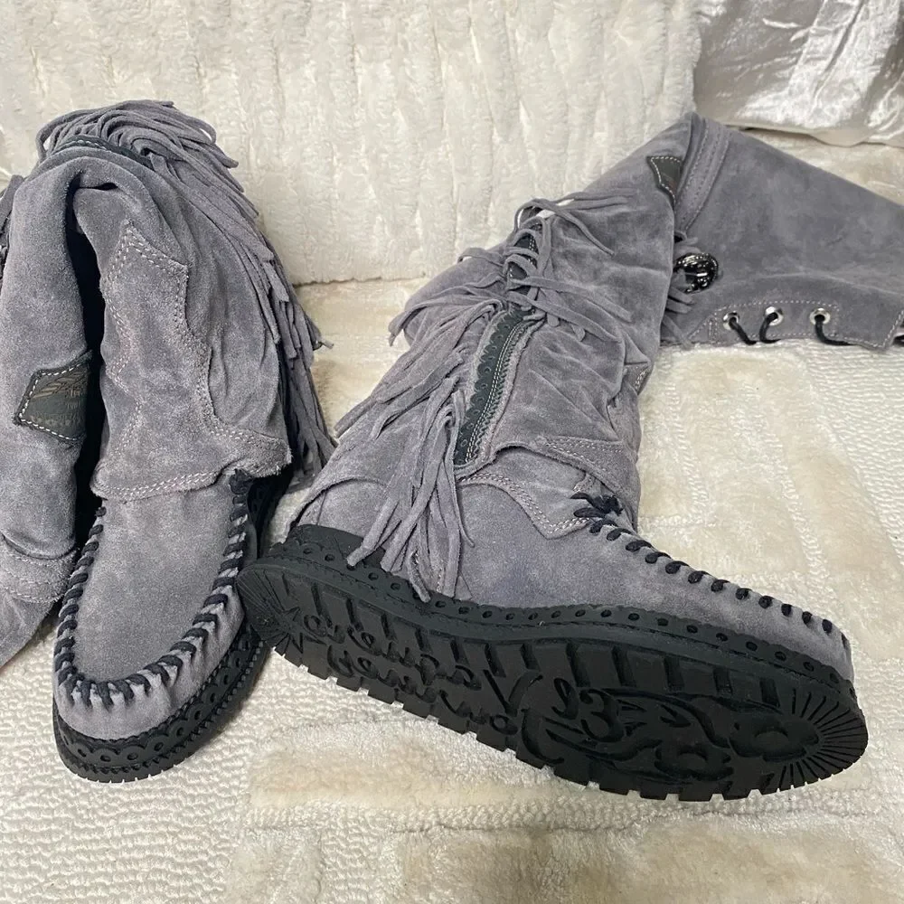New Free People El Vaquero Drifter Tall Mocc Boots
